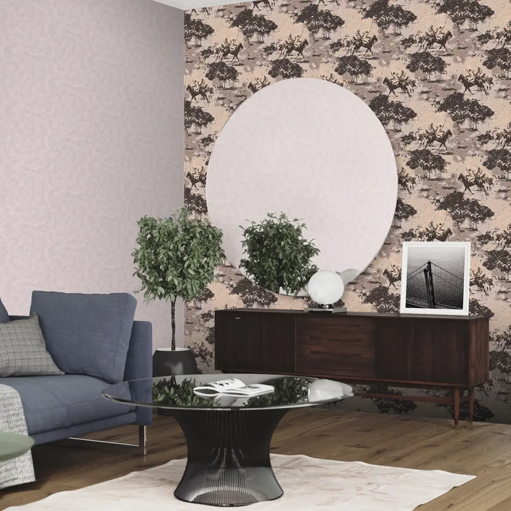 Обои флизелиновые Euro Decor Polo серые 1.06 м ED7132-22 88475895 STLM-2133346 - Вид №3