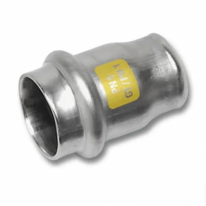 61730122 SANHA 17301 пр.-фит. газ, нерж.сталь, заглушка ВПр 22 мм
