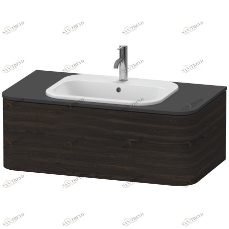 HP495106969 Happy D.2 Plus Тумбочка для подвесной консоли Орех брашированный (натуральный шпон) Duravit