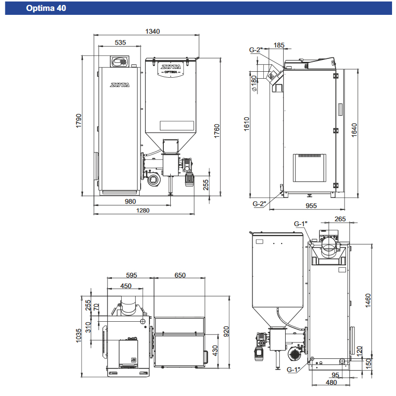 Котел отопления  Zota Optima 40 OPTIMA40 - Вид №6
