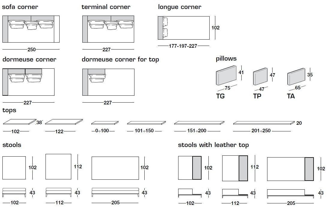 Frigerio Salotti Модульный тканевый диван Taylor sun-id-1402638 - Вид №11