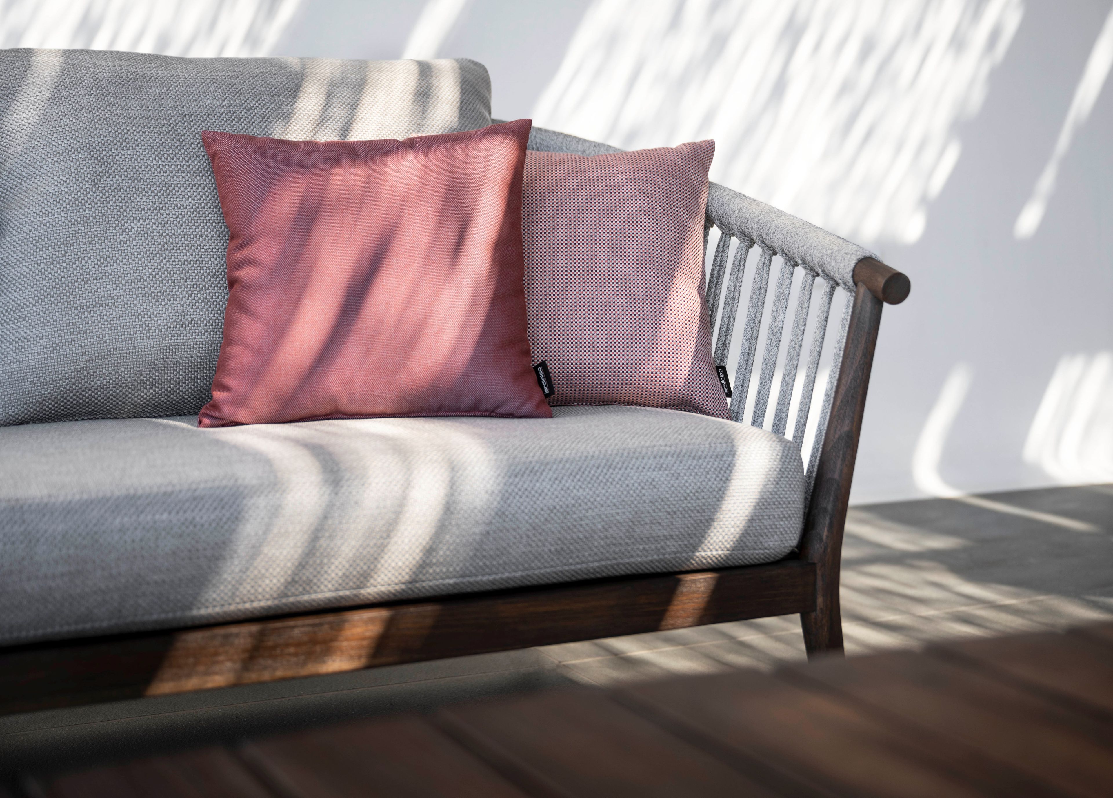 2-местный акриловый тканевый садовый диван Jardinico дерево ARCH-00064399 - Вид №3