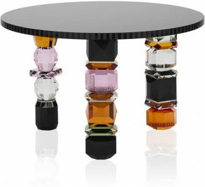 Reflections Copenhagen Круглый журнальный столик из хрусталя