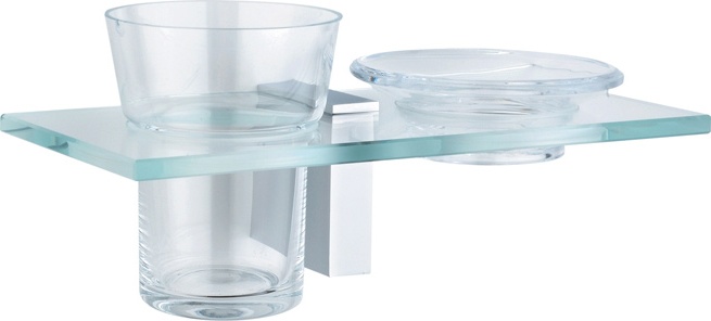 A44438 Держатель со стаканом и мыльницей VITRA Diagon