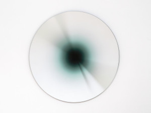 Настенное круглое зеркало с цифровой печатью