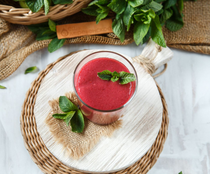 6208 Смузи "Малина-клубника-голубика" Вкусляндия 