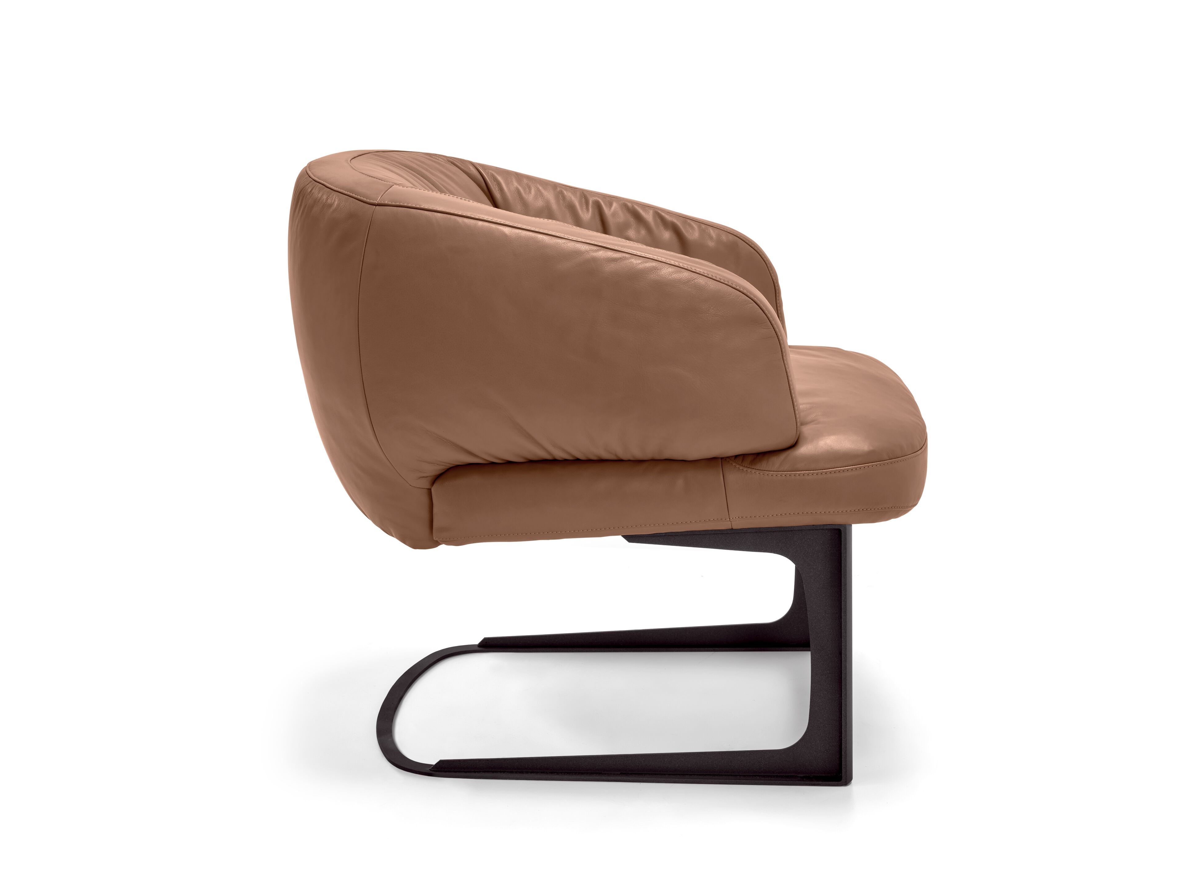 Кожаное консольное кресло с подлокотниками Arketipo WARREN LIVING ARCH-00054145 - Вид №2