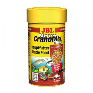 ПР0000081 Корм для рыб NovoGranoMix mini Основной в форме смеси мини-гранул для мал. рыб 100мл (38г) JBL