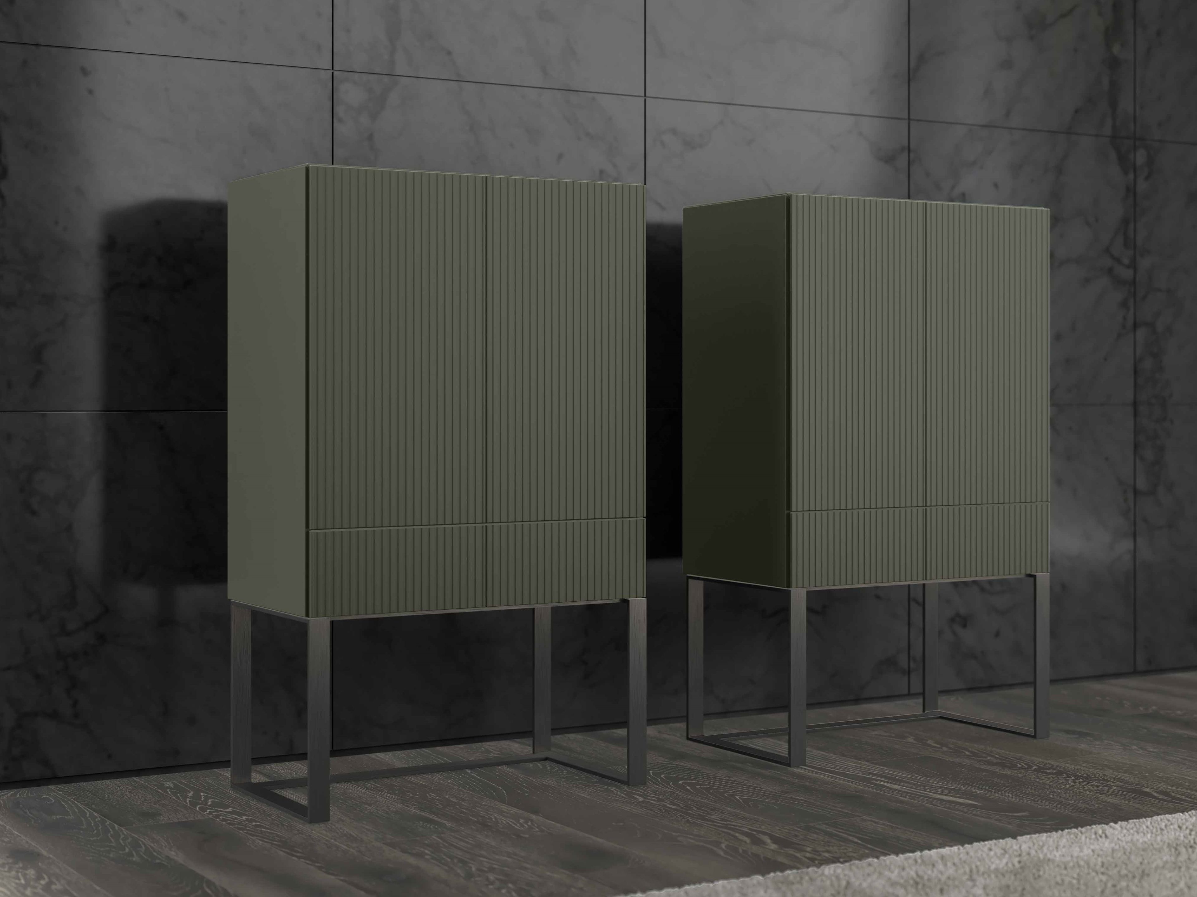 Барный шкаф со встроенным освещением Olivieri ARCH-00089688 - Вид №3