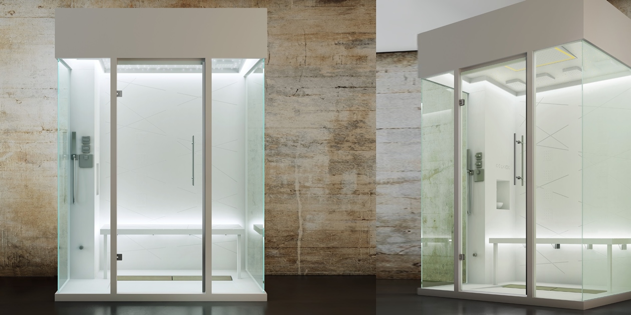 Moma Design Хаммам пристенный COMFORT3 белый SEHMCF3 - Вид №1