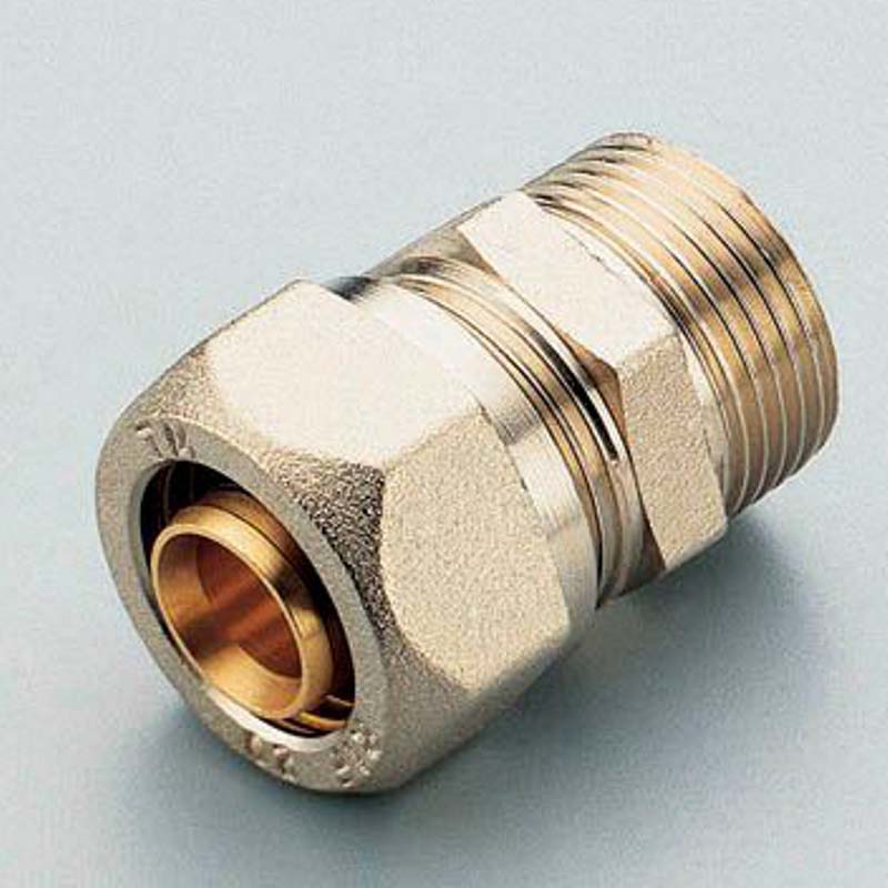 Муфта обжим-Н никелированная с прокладкой O-ring TIEMME 20х1/2" 1600072