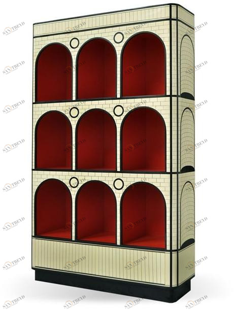 Scarlet Splendour Самонесущий открытый книжный шкаф Vanilla noir sun-id-1491606