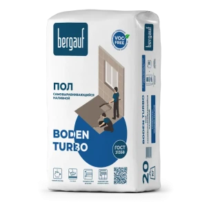 Наливной пол Bergauf Boden Turbo 20 кг