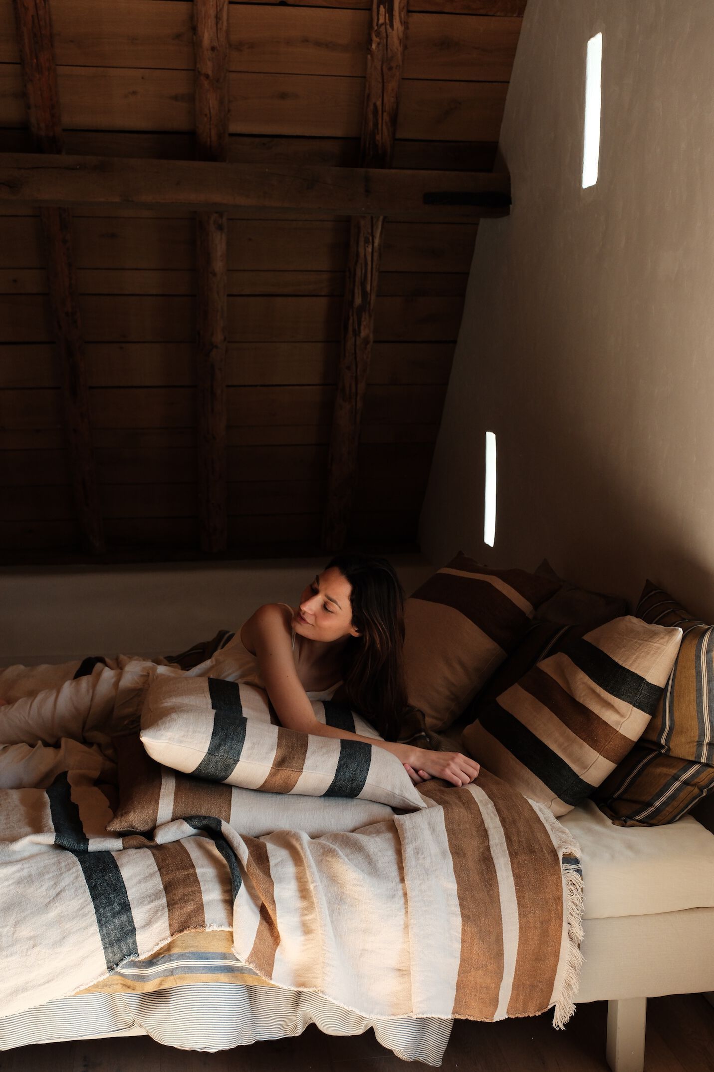 Квадратная льняная подушка Libeco Home Julian ARCH-00017736 - Вид №2