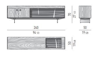 Мебель из дерева и мрамора Sahara Noir Minotti Boteco ARCH-00004756 - Вид №6