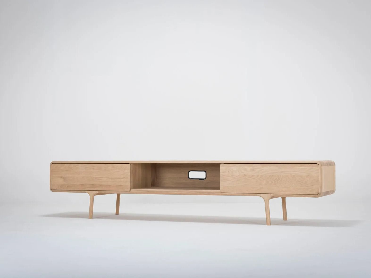 Низкий дубовый ТВ-шкаф с ящиками Gazzda Фавн ARCH-00041114 - Вид №9