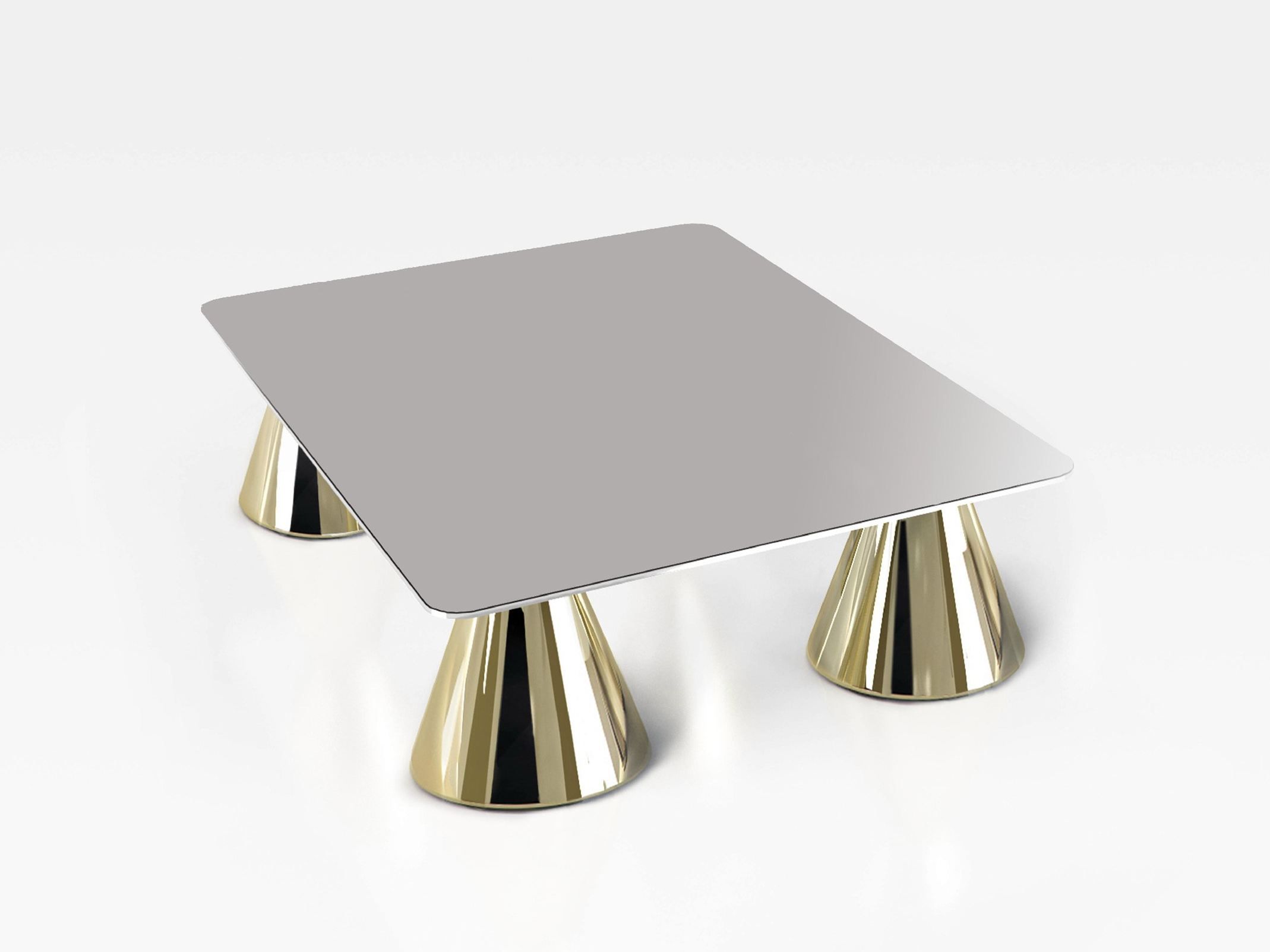 Алюминиевый прямоугольный низкий журнальный столик altreforme District ARCH-00075981