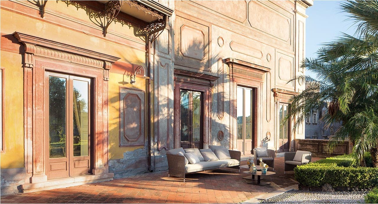 2-местный тканевый садовый диван Paola Lenti Teatime ARCH-00041604 - Вид №2