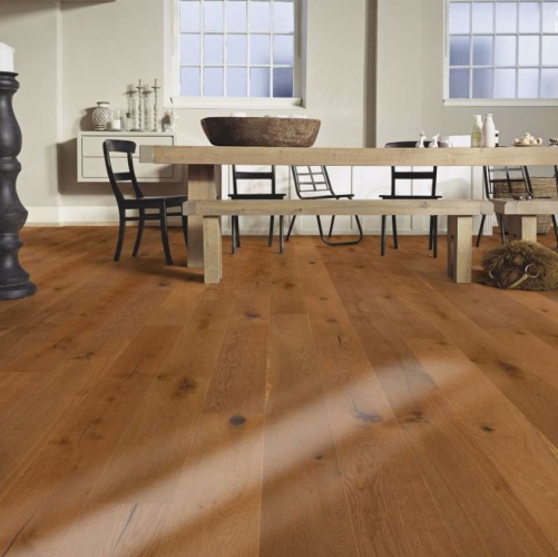 Паркетная доска Meister PD 400 Cottage Закопченый лайт 8307 Дуб Рустик с брашью (Текстурированная) 2200х180 мм 2300200026 - Вид №9