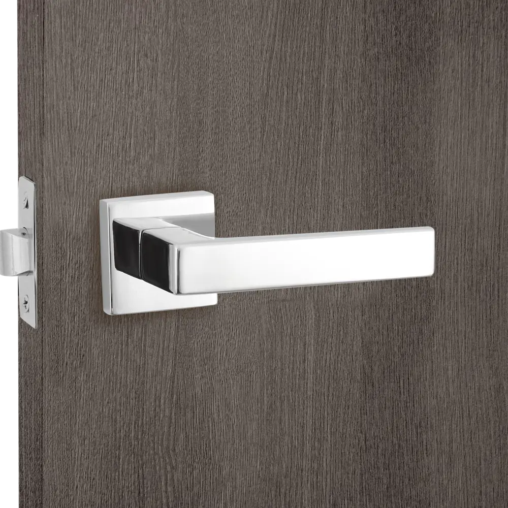 Дверные ручки 142 H комплект цвет хром 85221071 STLM-2086173 Santreyd  - Вид №6