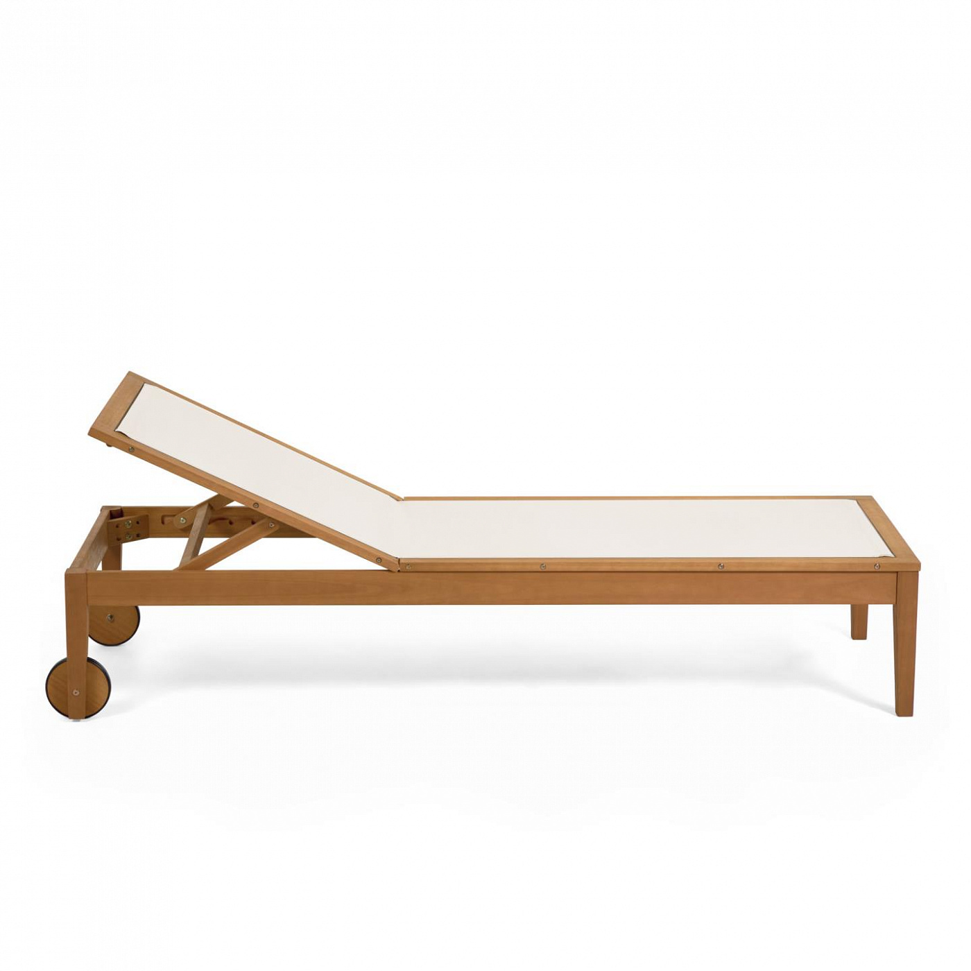 097595 Шезлонг из эвкалипта бежевый La Forma Caterin  - Вид №6