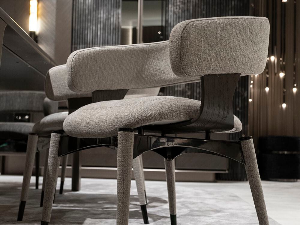 Мягкий тканевый стул с подлокотниками Zebrano Gioia ARCH-00129649 - Вид №5