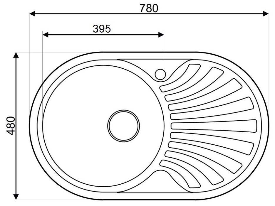 Мойка для кухни Bliss 780N NAVAKO 13003 - Вид №2
