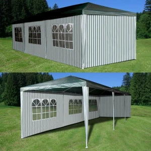 Шатер для отдыха 3х9 м AFM-1045A Green-white AFINA  130476 Белый