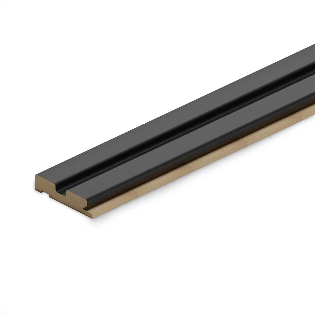 Профиль Старт МДФ Stella Beats De Luxe Black Lead 2700x66,5x16 (упак.4шт.) STSR-223