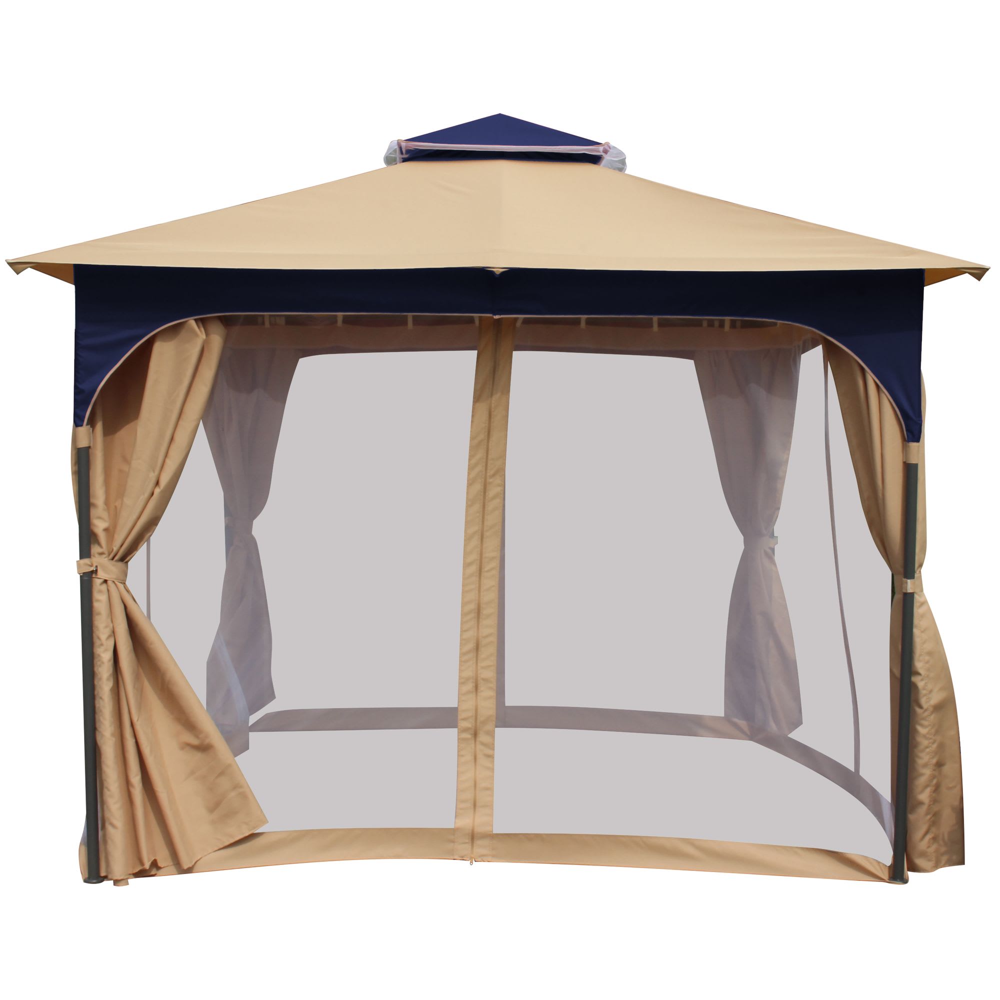 18017994 Набор для шатра Сапфир: сетка, тент, сумка для переноски бежевый/ синий Santreyd 