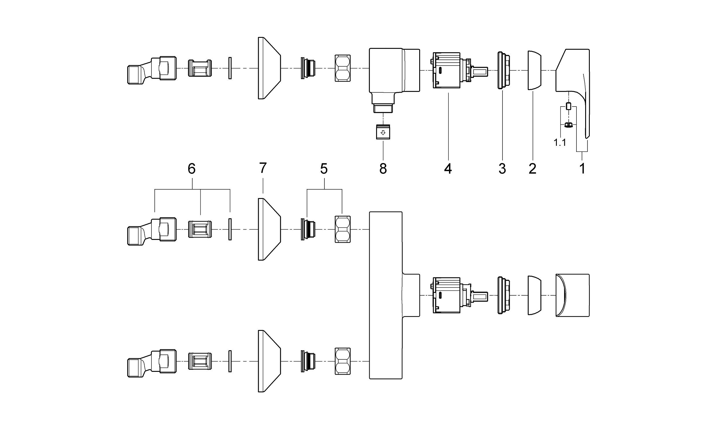 Смеситель для душа Vigour by GROHE, хром (75143026) - Вид №2