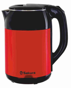 9248667 Электрочайник Sakura SA-2168BR красный