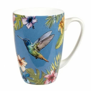 Кружка фарфоровая 275 мл голубая "Колибри" CHURCHILL ПТИЦЫ 00-3951695 Голубой