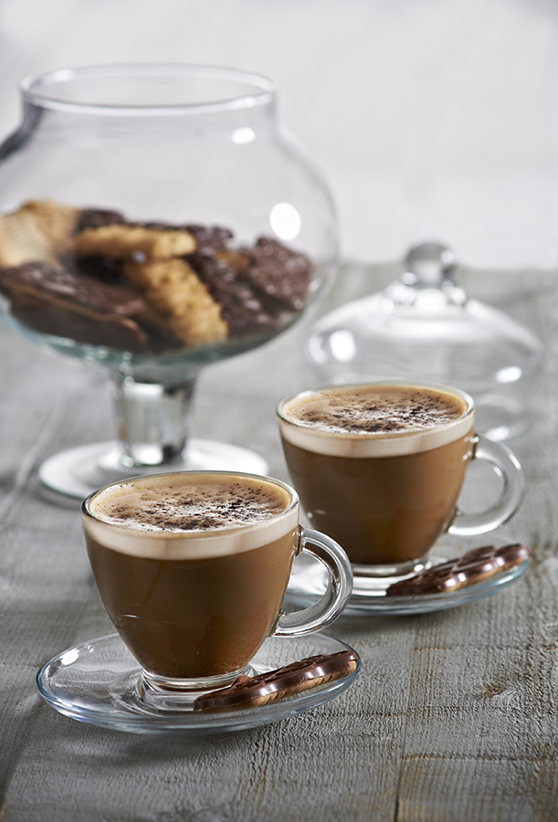 R0041.604 Набор из 2 чашек для капучино с блюдцами entertain 200 мл Ravenhead  - Вид №2