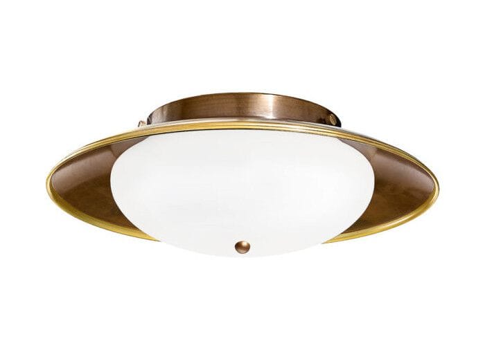 Светодиодный потолочный светильник из латуни и стекла Cremasco Illuminazione Венецианская традиция ARCH-00120256 - Вид №1