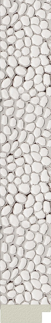 BY 3322 Зеркало в багетной раме - чеканка белая 46 mm EVOFORM Definite - Вид №3