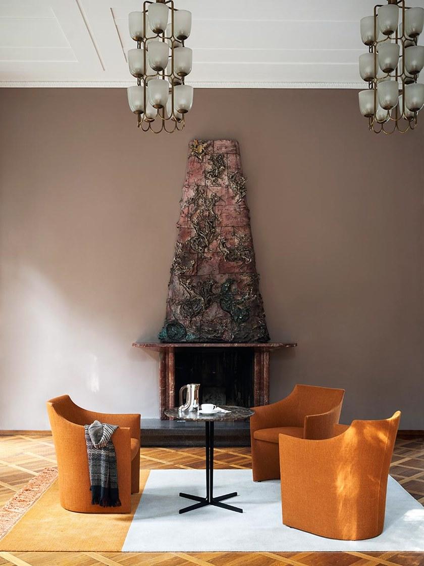 Tacchini Кресло из ткани с подлокотниками Mayfair sun-id-1370932 - Вид №3