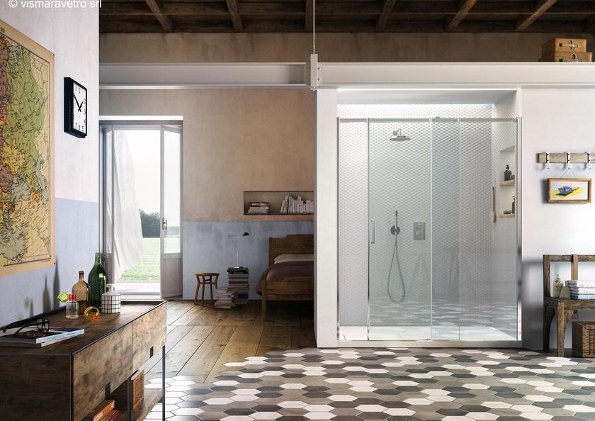 VISMARAVETRO Душевая ниша из стекла Gliss sun-id-1471035 - Вид №1