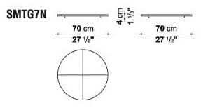 Maxalto Круглый деревянный стол с ленивой сьюзан Xilos sun-id-1379136 - Вид №4