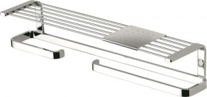 W4276.SX W4276S Полочка с держателями туалетной бумаги и полотенца COLOMBO TIME