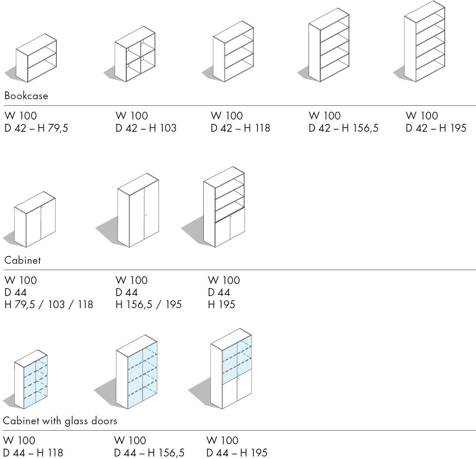 Sinetica Высокий открытый лакированный деревянный стеллаж для офиса Executive cabinets sun-id-1498239 - Вид №3