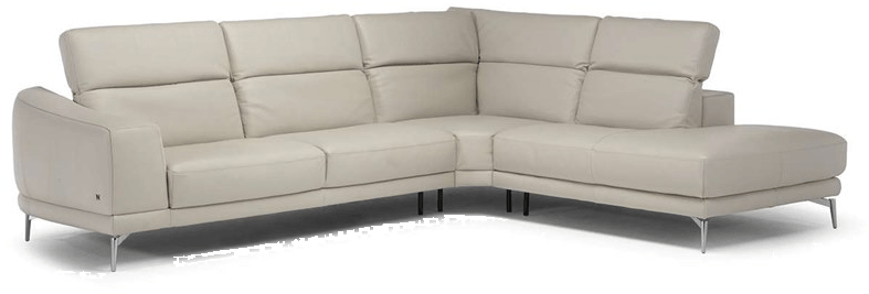 Natuzzi Секционный кожаный диван с подголовником sun-id-1388328 - Вид №1