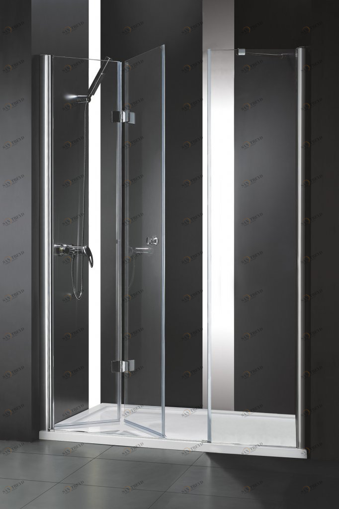 Душевая дверь в нишу CEZARES ELENA-W-BS-13-100+40/40-C-Cr