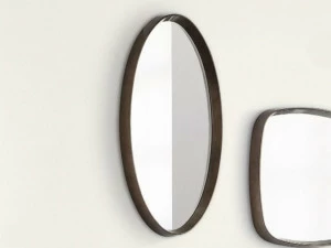Porada Овальное зеркало в ореховой раме Iron