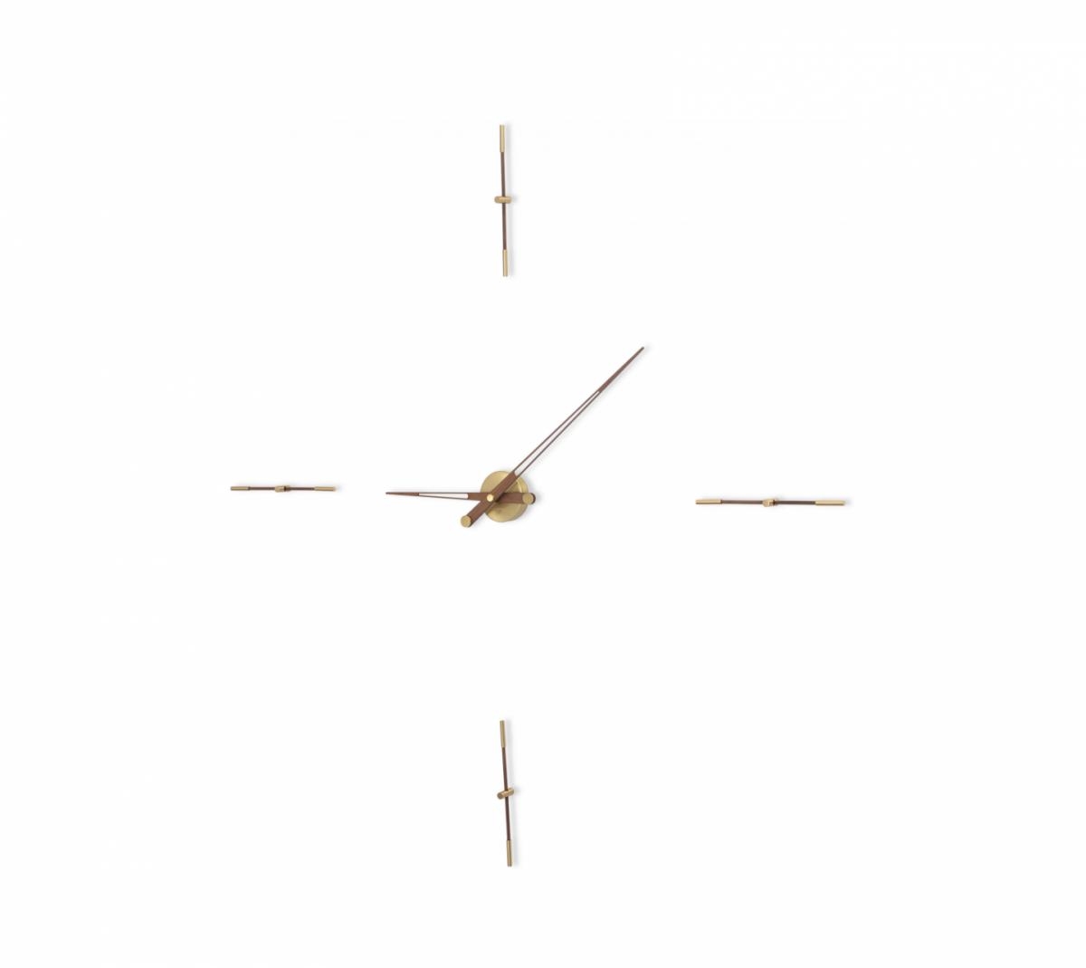 004736 Часы G 4 латунь-орех 125 cm Nomon Merlin 