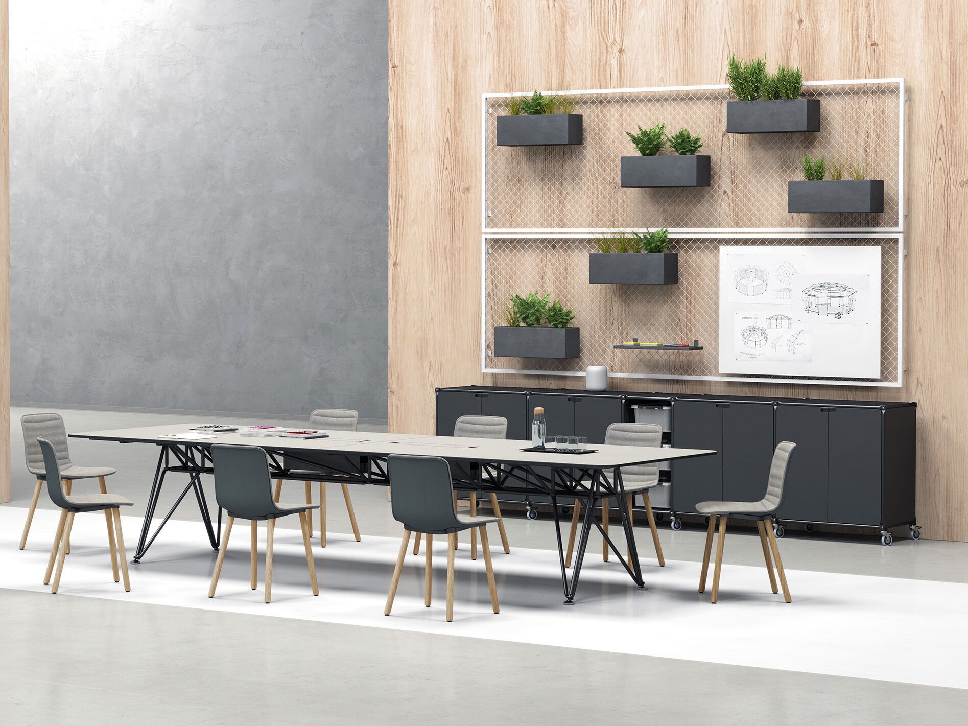 Прямоугольный стол для совещаний System 180 K Table System ARCH-00093044 - Вид №1