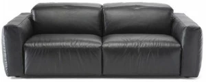 Natuzzi Кожаный диван с электроприводом, с подголовником и подставкой для ног