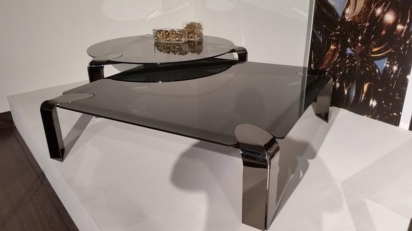 F.lli Orsenigo Круглый журнальный столик из хрусталя Flow Fl19 - Вид №4