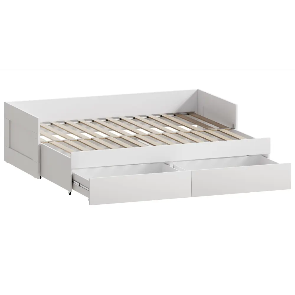 Кровать Шведский стандарт Сириус Ш96x204.4 см цвет белый STLM-2033594 - Вид №1