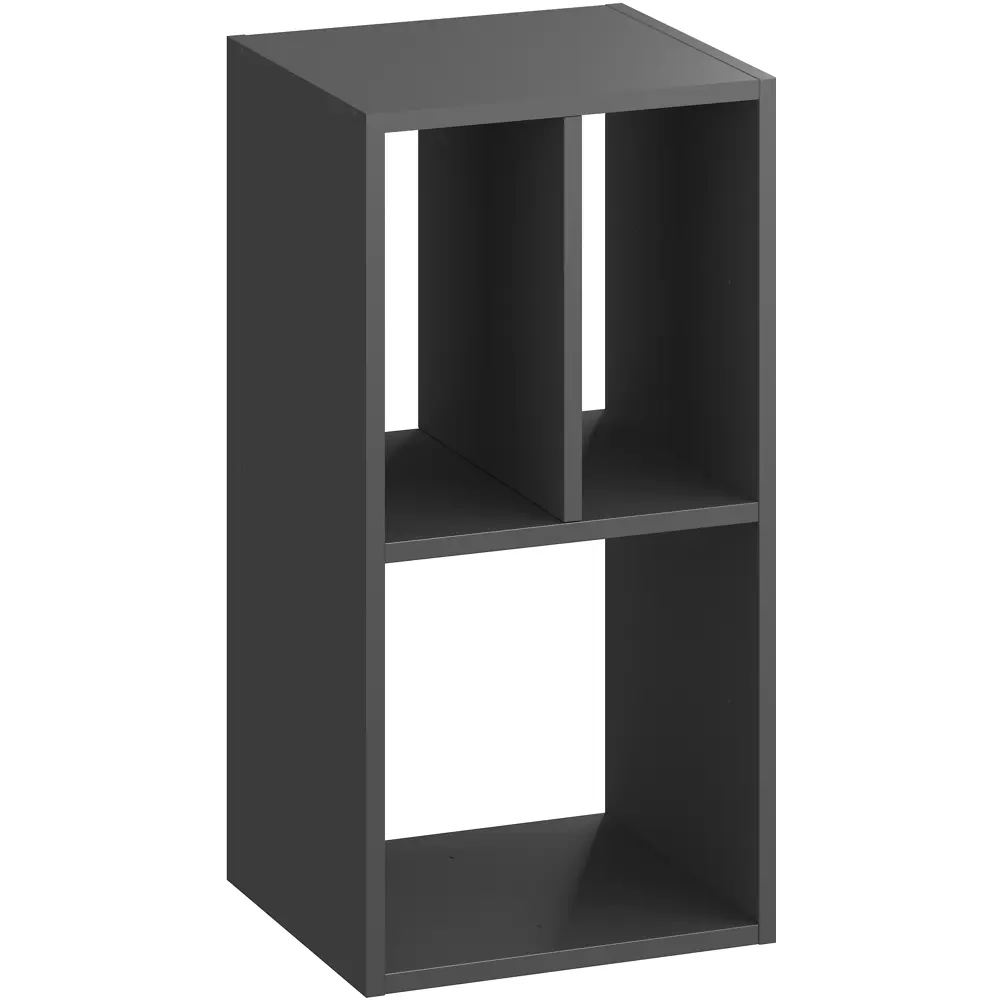 Полка для стеллажа SPACEO KUB 380x323 мм, ДСП, цвет графит 82037482 STLM-2152212  - Вид №3